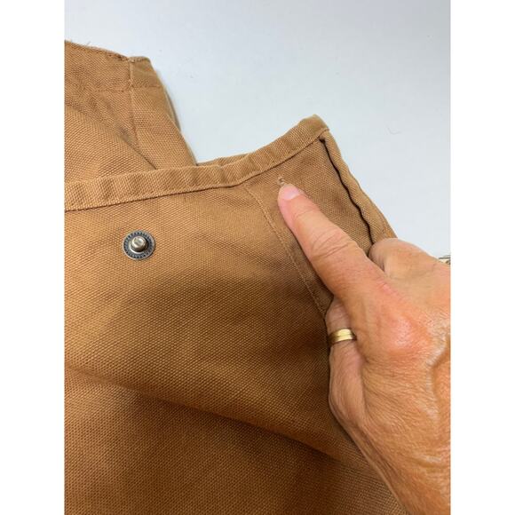 Woolrich Men’s Outdoor Guide Collection Hunting Brown Canvas Vest Sz XL - Picture 10 of 13